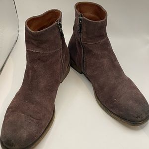 I.N.K leather distressed suede boots size 36/6.5